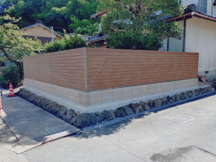 豊岡市　Ｎ様　フェンス新設