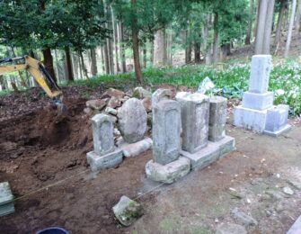 きれいに洗い、並べ直しました